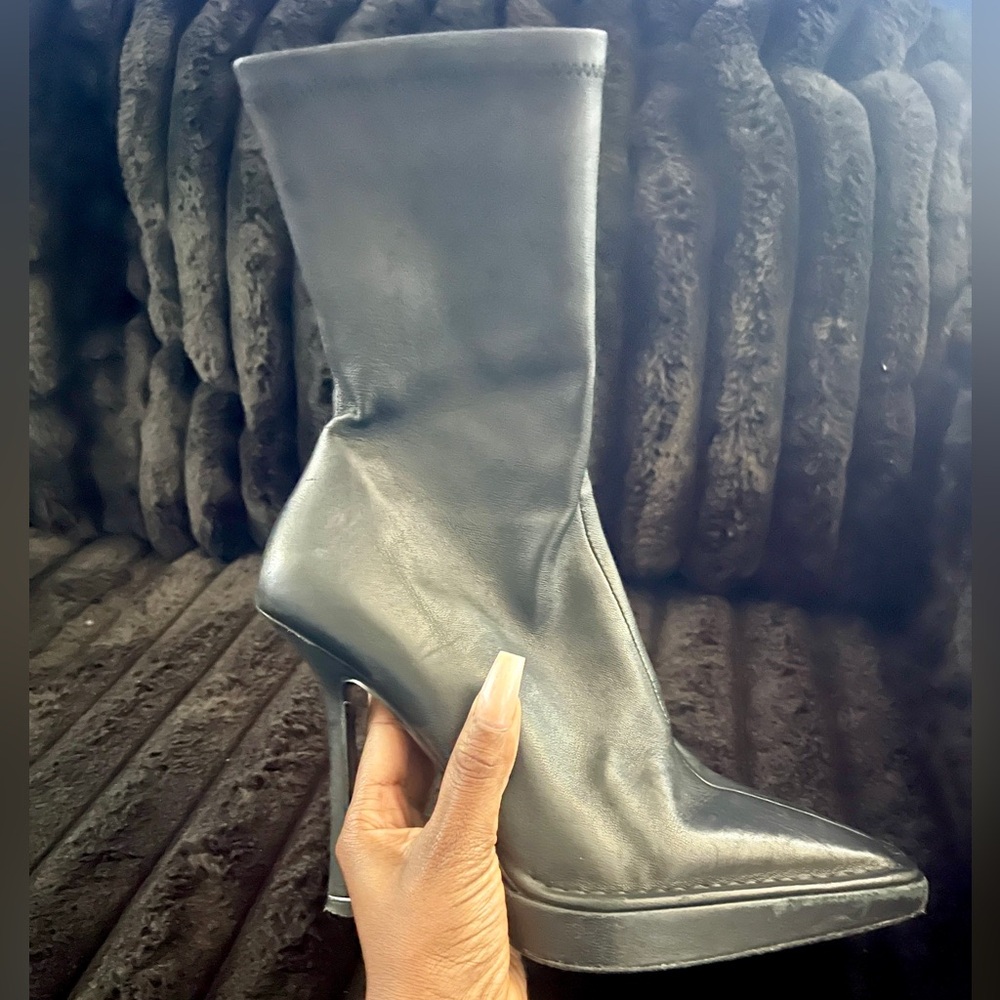 Alexander Wang Leather Heeled Boots
